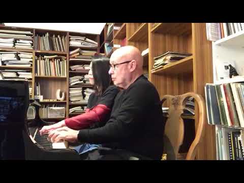 Dennis Russell Davies & Maki Namekawa play the interlude from Philip Glass’s opera The Voyage