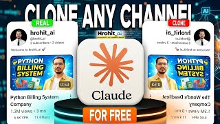 Clone Any Youtube channel with CLAUDE CODE | No coding Totally Freehow to clone any YouTube channel