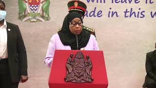 HOTUBA YA MH. RAIS SAMIA SULUHU HASSAN KATIKA KUMBUKIZI ZA ALIYEKUWA RAIS AWAMU YA TATU HAYATI MKAPA