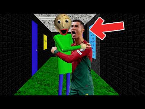BALDİ C.RONALDO OLDU! TOP OYNUYOR MU? | Baldi's Basics