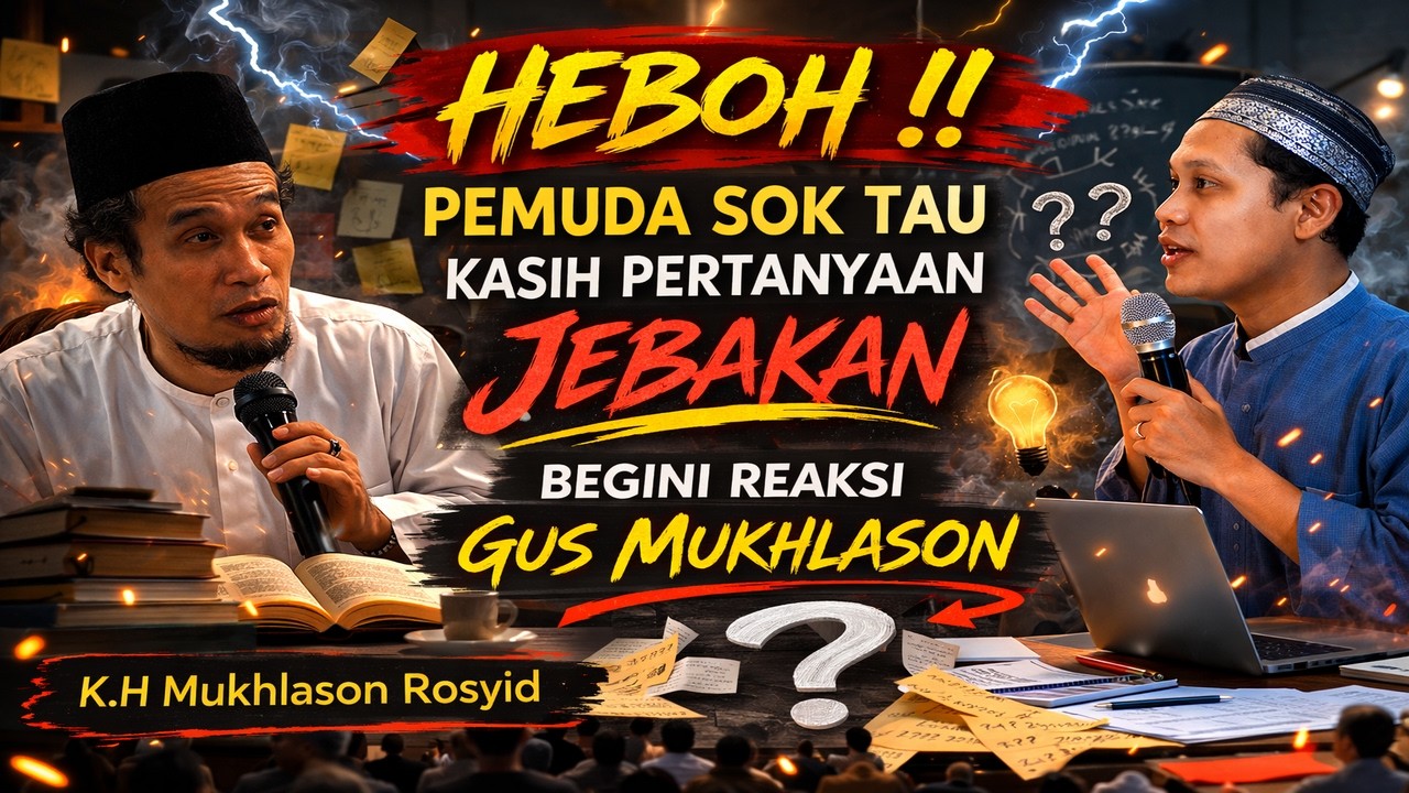 Jamaah Sok Tau Kasih Pertanyaan Ngetes‼️K.H Mukhlason Rosyid