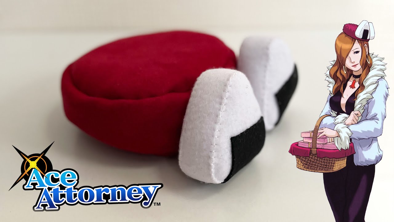 Angel Starr Cosplay HAT Tutorial - Phoenix Wright ACE ATTORNEY 市ノ谷 響華  逆転裁判 DIY Onigiri Accessory