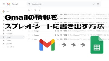 【完全攻略】Gmailのメール情報をスプレッドシートに書き出す方法【Google Apps Script（GAS）】