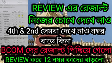 REVIEW এর রেজাল্ট দেখে নাও | CU even sem Update|even sem exam 2022 result | calcutta university