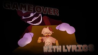 Game Over WITH LYRICS | FNF Funk Mix LYRICAL COVER | ft. @Truelordpower