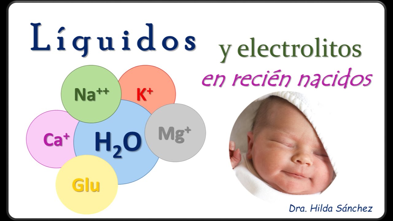 LÍQUIDOS y ELECTROLITOS en recién nacidos - YouTube