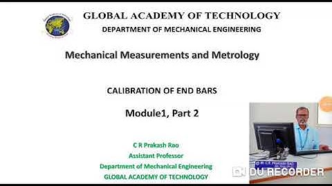 Calibration of End bars - Numericals