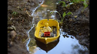 Bateau sur l'eau par Les Crocomicro