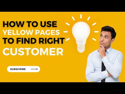 How To Use Yellow Pages to Find Customers | Work From Home | Make Money Online