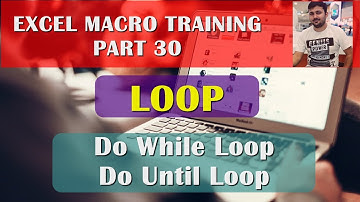 Do While Loop in Excel VBA - Macro - Part 30
