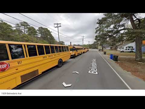 Viewing the Margaret Willis Elementary School bus lot
