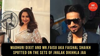Bollywood Update: Madhuri Dixit and Mr.Faisu spotted on the sets of Jhalak Dikhhla Jaa
