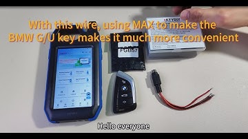 Keydiy KD-MAX with BDC03 Specific Cable and FGB57 Key PCB to Clone Smart Key For BMW G Chassis BDC3