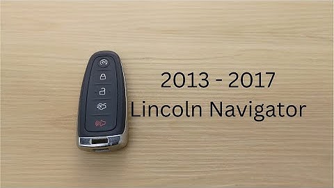 How To Replace or Change Lincoln Navigator Remote Key Fob Battery 2013 - 2017