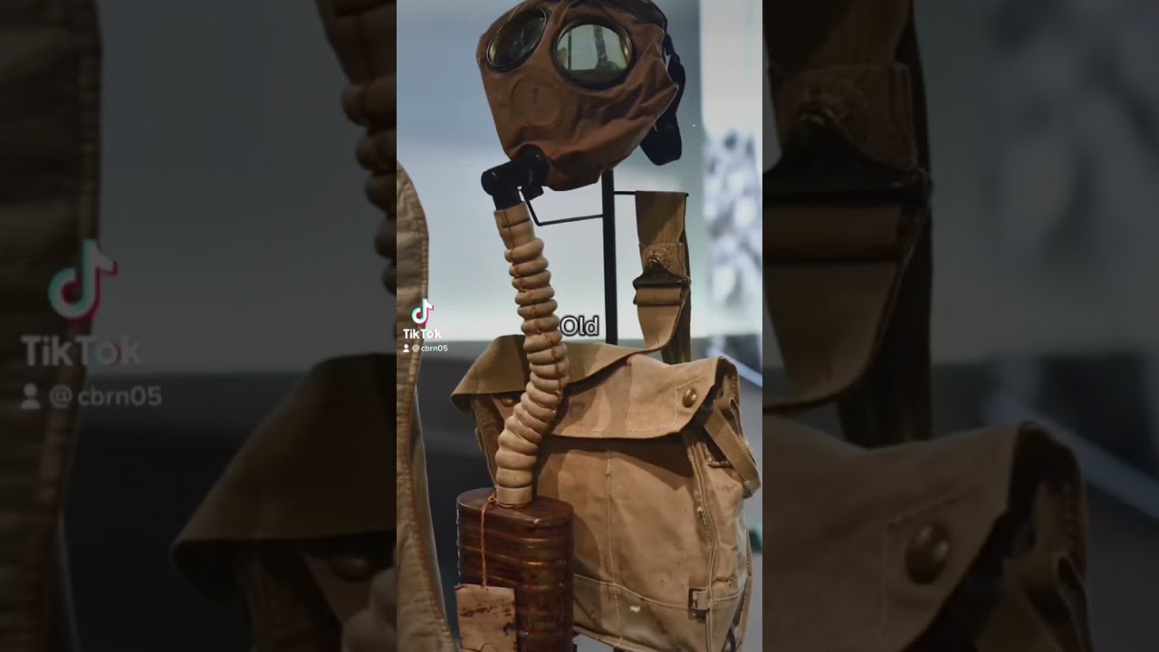 Old and Modern Gas Mask