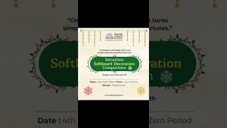 🎨 Creativity Unleashed! | Soft Board Decoration Competition Highlights ✨#admissionsopen2026