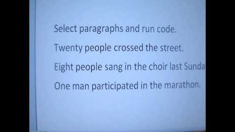VBA Code Demonstration of Sorting Paragraphs in Microsoft Word