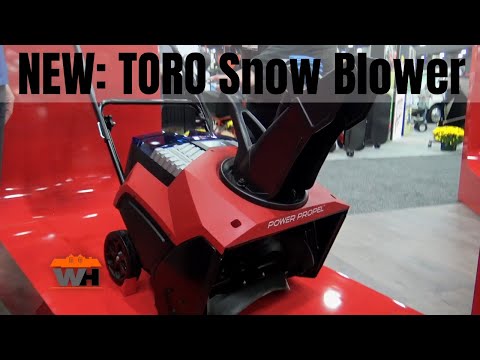 NEW For 2024: Toro 60 Volt MAX Battery Power Clear Self Propelled Single Stage Snow Blower