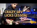 Crazy srv licks  intermediate guitar lesson