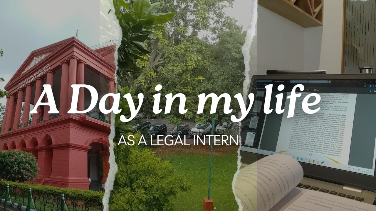 A DAY IN MY LIFE as a Legal Intern | Vlog 9 | ASHU SINGH - YouTube