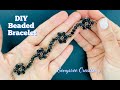 Wavy Bicone Bracelet || DIY Beaded Bracelet || How to make Bicone Bracelet