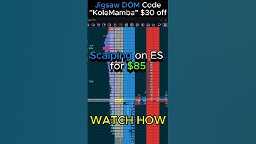 +$85 This Is Why Jigsaw DOM Is My Go-To for Fast Moves ⚡ #trading  #livetrading  #trader