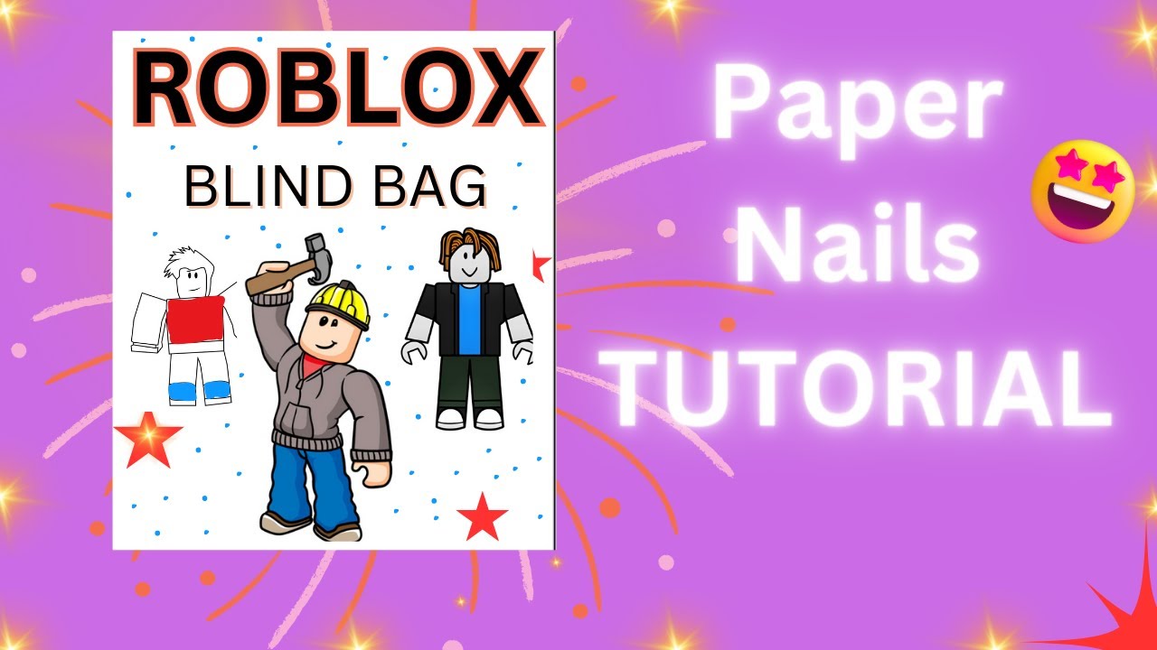 HOW TO MAKE PAPER NAILS TUTORIAL **easy diy** #papernails - YouTube