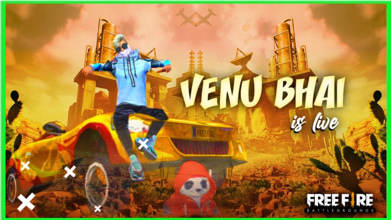 Free Fire Live With Venu bhai Gaming -Free Fire Live Telugu - YouTube