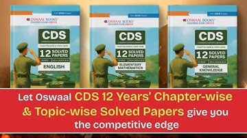 CDS Chapter-wise & Topic-wise 12 Years