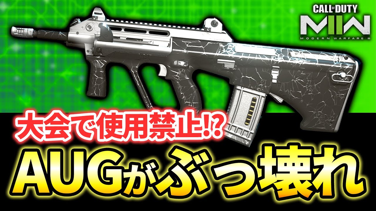 大会で禁止されたAR『AUG(STB 556)』が全距離最強のぶっ壊れ武器なんだが...【CoD:MW2】 - YouTube