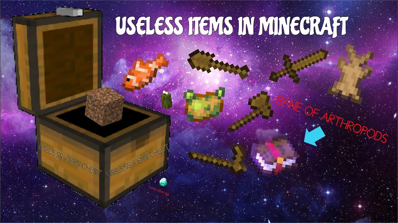 TOP 5 MOST USELESS ITEMS IN MINECRAFT! - YouTube