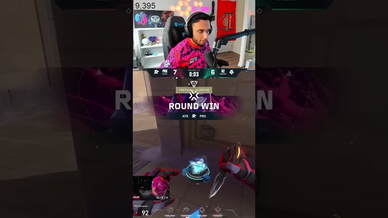 FNS проигрывает в CRAZY Classic 3K от PRX f0rsakeN против G2 | VCT Champions 2025