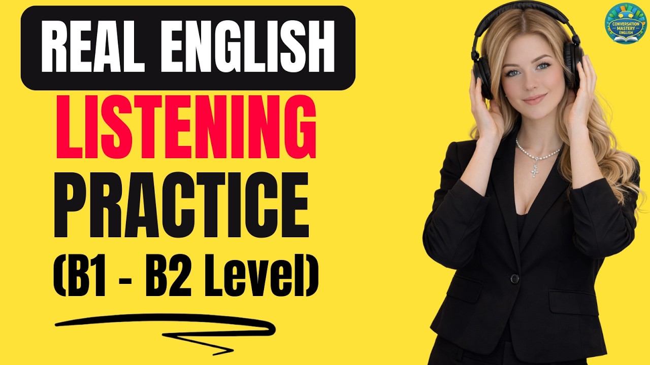 Improve Your English Fluency | B1–B2 Listening & Speaking Practice Podcast