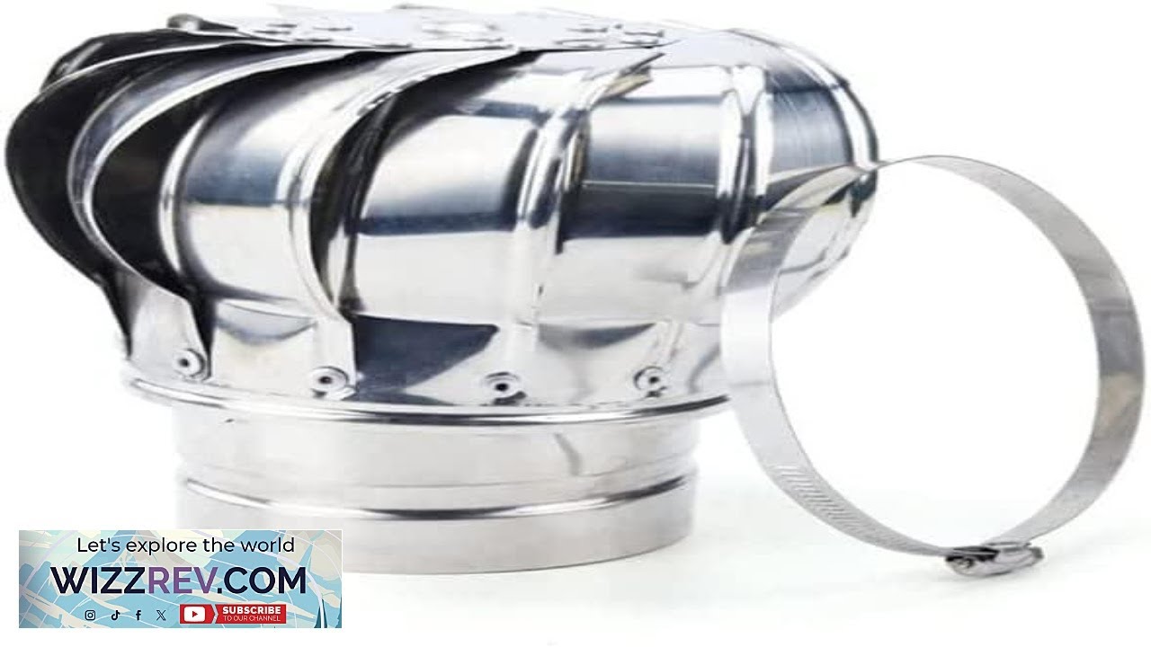 Stainless Steel 201 Non Power Roof Ventilator Wind Turbines Attic Air Vent