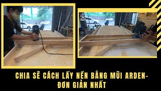 CÁCH LẤY MẶT BẰNG PHÔI GỖ BẰNG MÁY PHAY CẦM TAY CHO ANH EM DIY