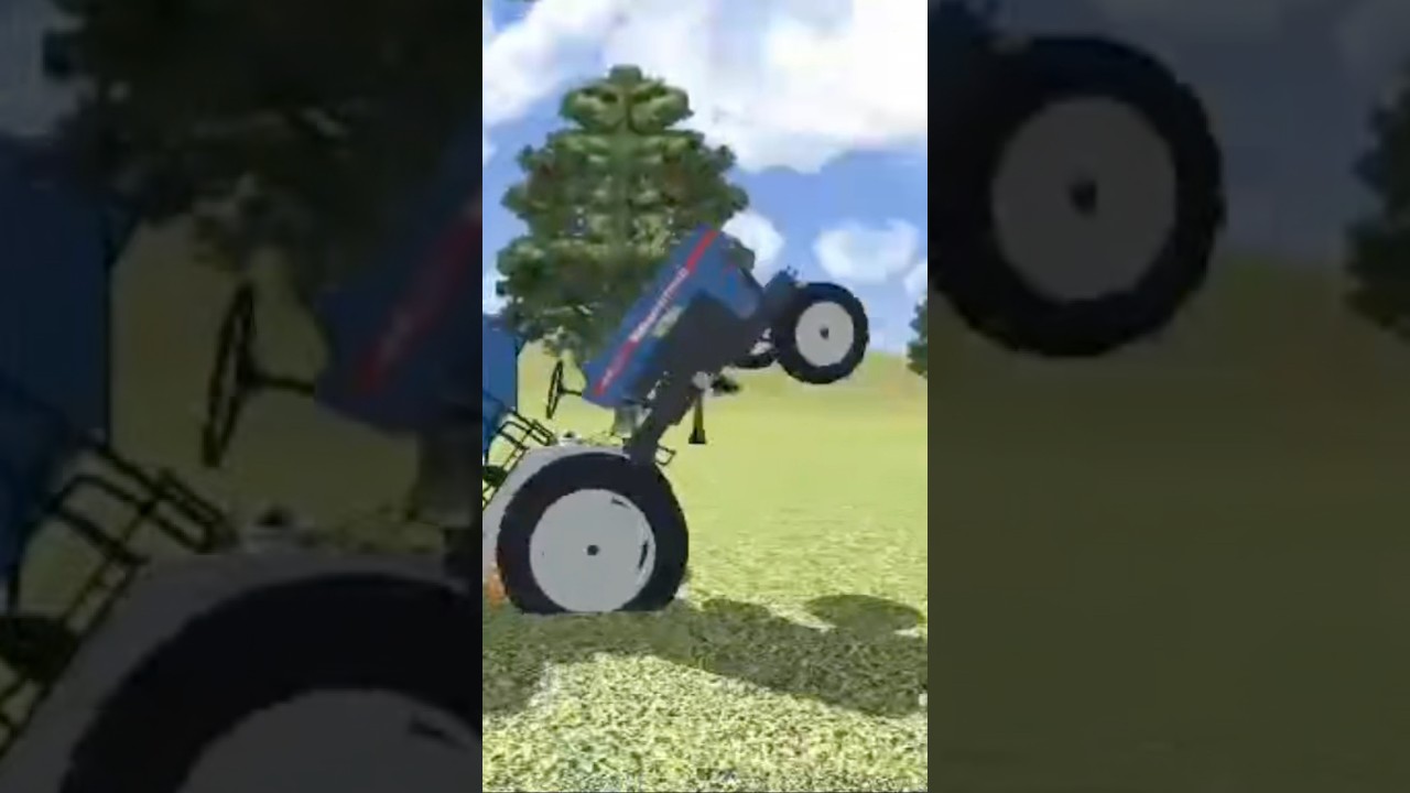 Real Tractor Driving 😱 | Tractor Game Short 