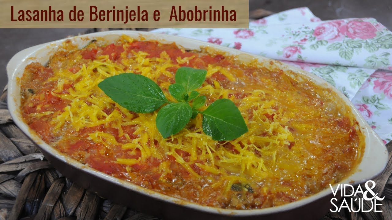 RECEITA: LASANHA DE BERINJELA E ABOBRINHA / TEMA: PROJETOS ASA E ADRA (11/12/18)