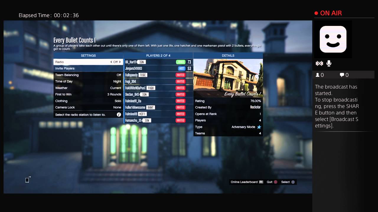 Oli_Hart11's Live PS4 Broadcast