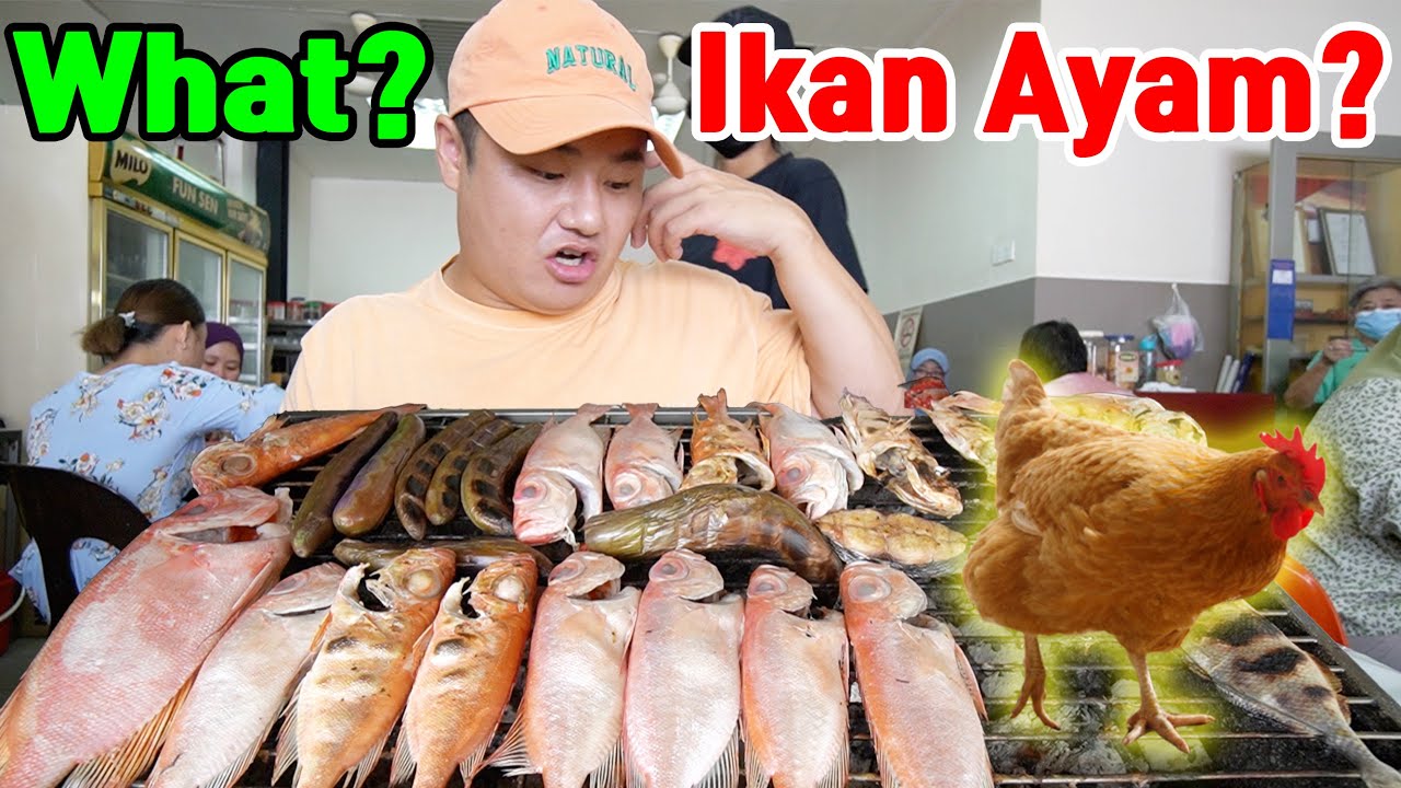 Awesome GRILLED FISH in Sabah! Malaysian Seafood Mukbang in Kota Kinabalu YouTube