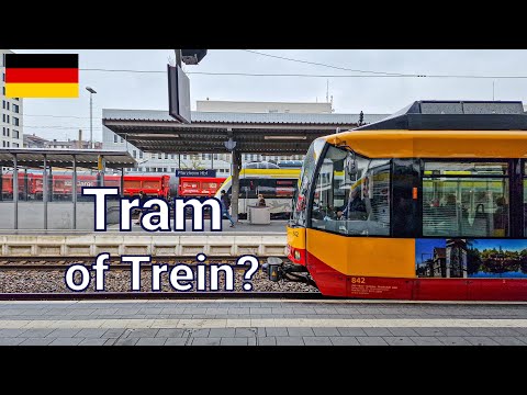 De TRAM die ook een TREIN is in KARLSRUHE #BartVlog