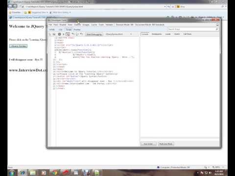 JQUERY SYNTAX BASICS DEMO