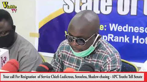 Your Call For Resignation Of Service Chief Ludicrous,Senseless,Shadow-chasing - APC Youths To Senate