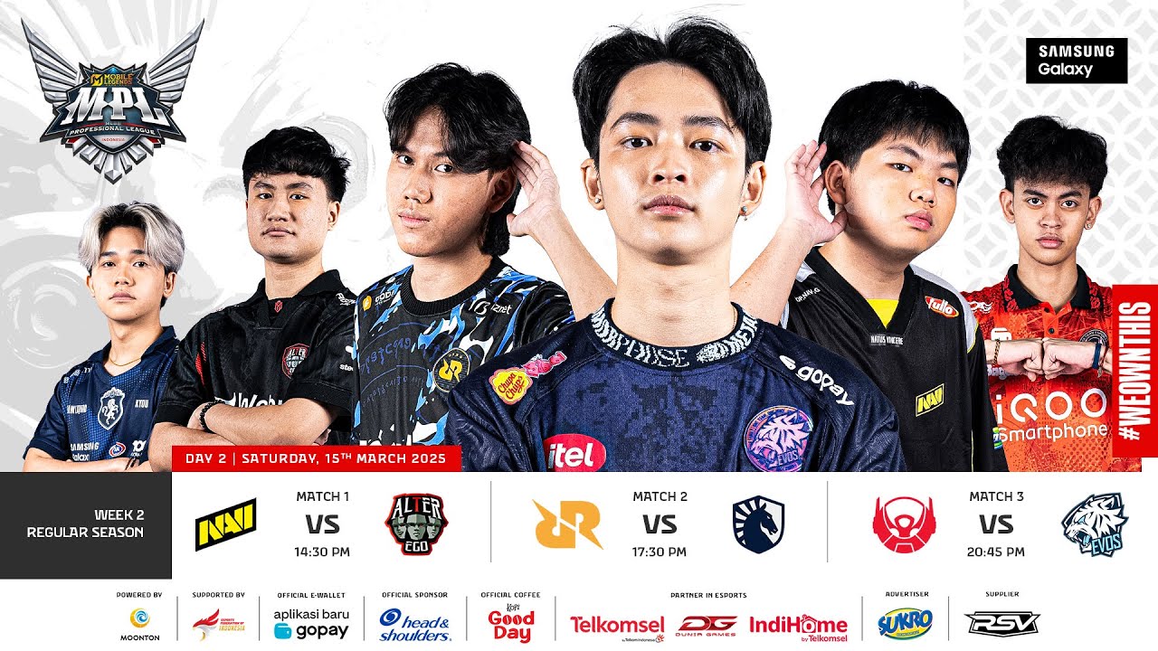 🔴 LIVE | MPL ID S15 | Regular Season Day 2 Week 2 | English