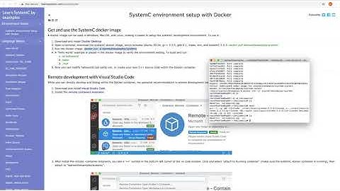 Learn SystemC: SystemC environment setup with Docker