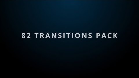 82 Matte Transitions Pack After Effects Templates
