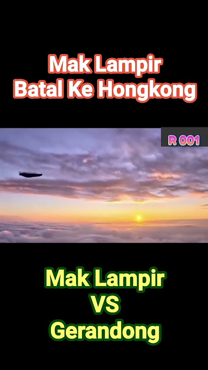Mak Lampir Batal Pergi Ke Hongkong#Shorts