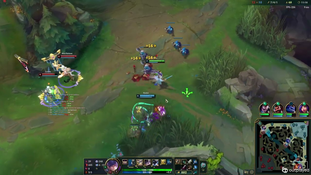 Insane amount of AD FIORA ADC