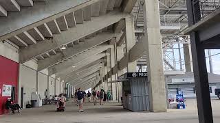 walking inside the Track