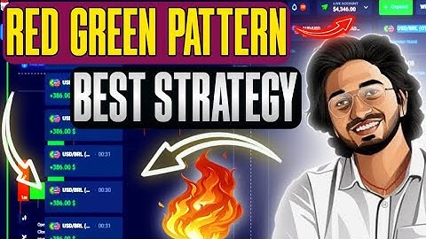 Red Green Pattern Strategy, How To Trade In Read Green Patten, Quotex Trading With The Trend,