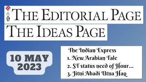 10th May 2023 | Gargi Classes The Editorials & Idea Analysis | By R.K. Lata